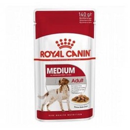 Royal Canin Medium Adult пауч для взрослых собак средних пород (соус) 140 г